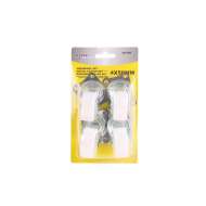 Set 4 roti pivotante 50 mm , culoare alb 