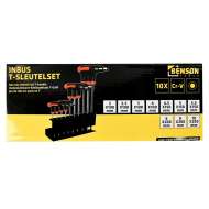 Set 10 chei hexagonale maner T 