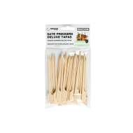 Set 50 bucati bete frigarui din lemn Deluxe Tapas , 9 cm 