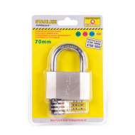 Lacat 70 mm finisaj satinat , 4 chei