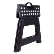 Scaun pliabil mare  negru , rezistent pentru 150 kg