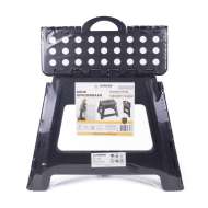 Scaun pliabil mare  negru , rezistent pentru 150 kg