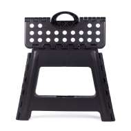 Scaun pliabil mare  negru , rezistent pentru 150 kg