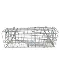 Capcana pentru animale cu 2 usi pliabile , 31 x 11 x 11 cm 