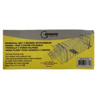 Capcana pentru animale cu 2 usi pliabile , 31 x 11 x 11 cm 