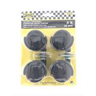 Set 4 roti pivotante din plastic pentru mobila  4 x 40 mm 