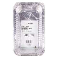 Set 5 boluri aluminiu 25 x 14 x 5,5 cm 