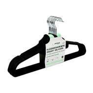 Set 10 umerase din catifea cu carlig din zinc 