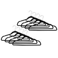 Set 10 umerase din catifea cu carlig din zinc 