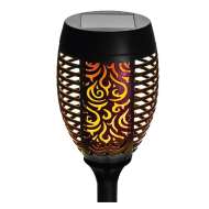 Set 2 lampi solare pentru gradina , efect de flacara , 74 cm 