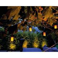 Set 6 piese tip lanterna cu 10 leduri/buc  ,aprindere automata,lungime 2 metri