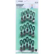 Set 15 bucati suport prosoape gri-negru 