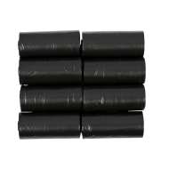 Set 8 role saci igienici pentru caini ,15 buc/rola ,dimensiune sac 22,5 x 29,5 cm,culoare negru