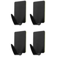 Set 4 suporti pentru prosoape ,culoare negru 