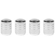 Set 4 capace zincate  pentru supapa cauciucuri  din aluminiu 