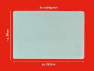 Set 8 Piese Taiat Bucatarie ( 5 Cutite ,1 Foarfeca Si 2 Tocatoare )