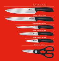 Set 8 Piese Taiat Bucatarie ( 5 Cutite ,1 Foarfeca Si 2 Tocatoare )