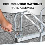 Suport Podea Pentru 4 Biciclete Dunlop 