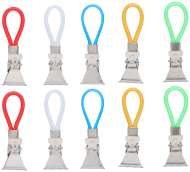 Set 10 Cleme Pentru Agatat Prosoape Alpina ,Dimensiune 51 X 9 X 15 Mm