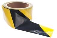 Banda De Avertizare Negru-Galben - 100 M