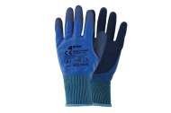 Mănușă din poliester cu înveliș dublu din spumă de latex, rezistentă la apă