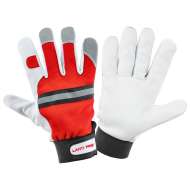 Manusa Piele Ovina Cu Poliester / Rosu-alb - 8