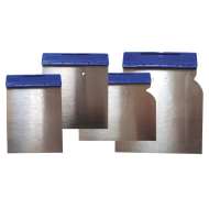 Set Spatule Metalice Cu Maner Plastic - 4p.