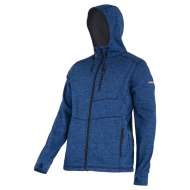 Jacheta Cu Imprimeu Si Gluga / Albastru - 2xl