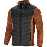 Jacheta Cu Imprimeu Si Matlasare / Maro-negru - 2xl