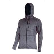 Jacheta Cu Imprimeu Si Gluga / Gri - 3xl