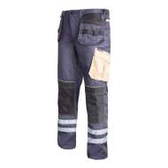 Pantalon Lucru Mediu-gros Cu Reflectorizant - L
