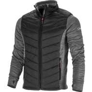 Jacheta Cu Imprimeu Si Matlasare / Gri-negru - 2xl