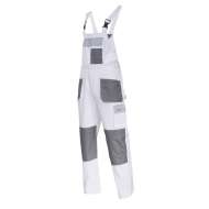 Salopeta Lucru Mediu-groasa Bumbac / Alb - 3xl/60