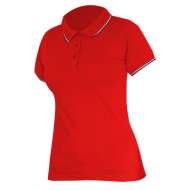 Tricou Bumbac Polo (dama) / Rosu - L