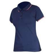 Tricou Bumbac Polo (dama) / Albastru - Xl