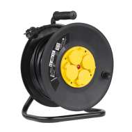 Prelungitor 3x1.5mm² Cu Tambur - 4 Prize Cu Pin / 50m