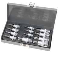 Trusa Varfuri Torx T8-t60 Cu Adaptoare - 12p.