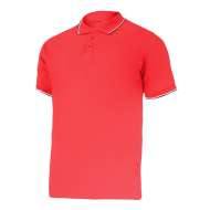 Tricou Bumbac Polo Subtire / Rosu - 2xl