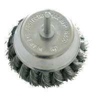 Perie Sarma Impletita Tip Cupa Cu Tija 75mm