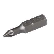 Varfuri Pozidriv 1/4" / 25mm - Pz0, 25/set