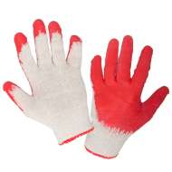 Manusa Latex Cu Poliester-bumbac Tip Subtire / Rosu - 9