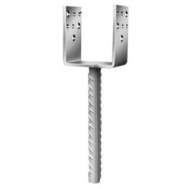 Papuc Reazem Tip "U" Cu Picior Pt. Lemn 91X100X60X4 Mm / 16X200 Mm (J-Csb-91)