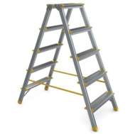 Scara Aluminiu 2 Tronsoane X 3 Trepte (963) (Alv) - 0.65 M