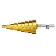 Burghiu Metal Hss Titanat In Trepte 4-20 Mm