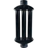 Recuperator Caldura Emailat Negru Max - 130 Mm (Ht)