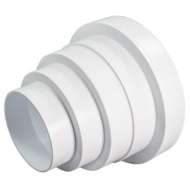 Reductie Excentrica Pvc, 100-110-120-125 Mm (Tm)