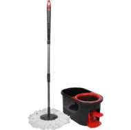 Galeata 12 L Cu Pedala + Mop Rotativ Cu Coada