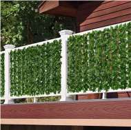 Gard Decorativ Artificial Frunze Bicolor 1.0X3.0 M