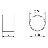 Conector Pvc Ventilatie 100 Mm