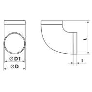 Cot Pvc 90 Grd - 100 Mm